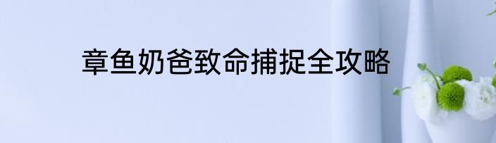 章鱼奶爸致命捕捉全攻略