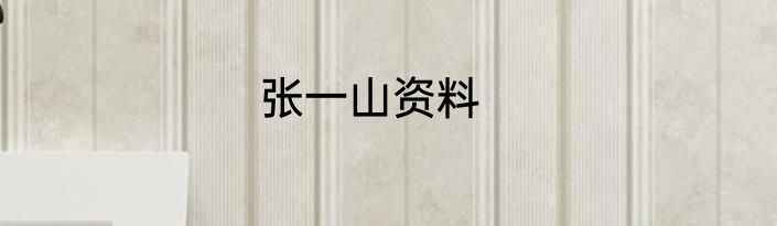 张一山资料