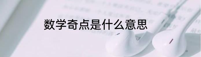 数学奇点是什么意思