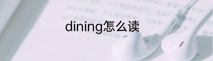 dining怎么读