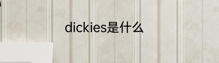dickies是什么