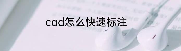 cad怎么快速标注