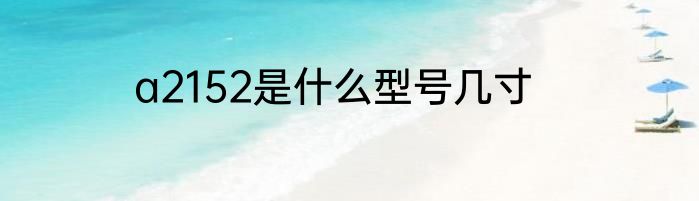 a2152是什么型号几寸