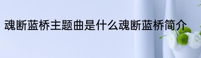 魂断蓝桥主题曲是什么魂断蓝桥简介