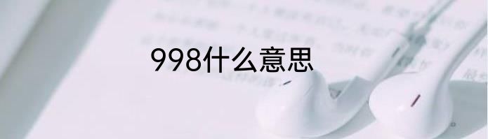 998什么意思