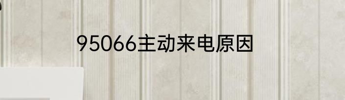 95066主动来电原因