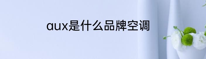 aux是什么品牌空调