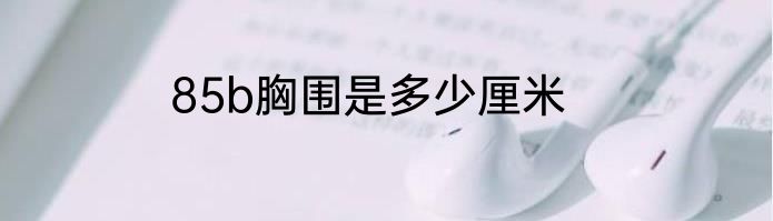 85b胸围是多少厘米