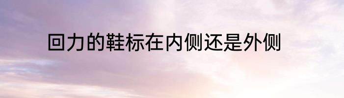 回力的鞋标在内侧还是外侧