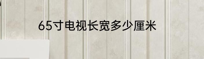 65寸电视长宽多少厘米