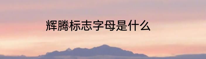 辉腾标志字母是什么