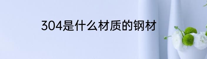 304是什么材质的钢材