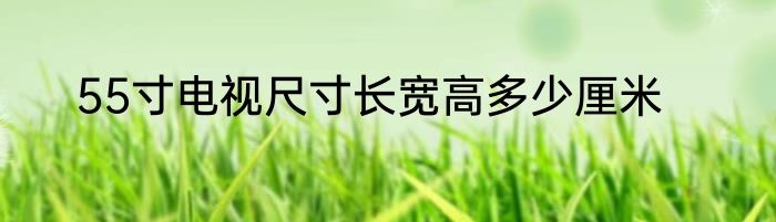 55寸电视尺寸长宽高多少厘米