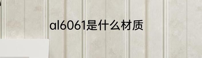 al6061是什么材质