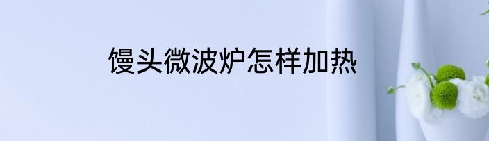 馒头微波炉怎样加热