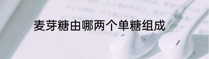 麦芽糖由哪两个单糖组成