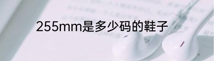 255mm是多少码的鞋子