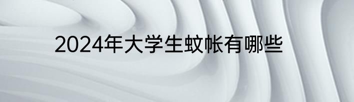 2024年大学生蚊帐有哪些