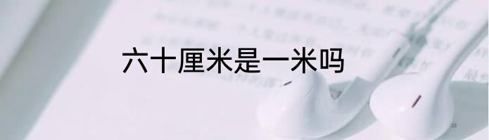 六十厘米是一米吗