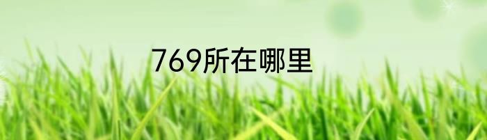 769所在哪里