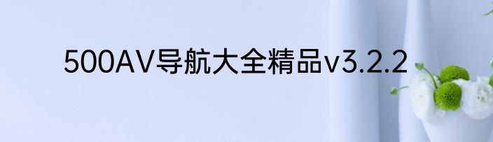 500AV导航大全精品v3.2.2
