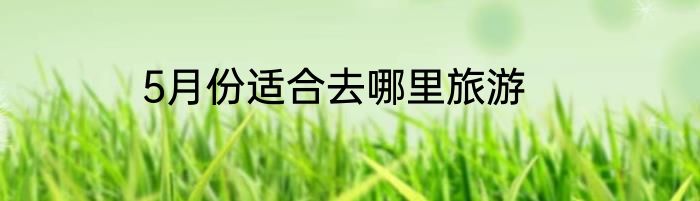 5月份适合去哪里旅游