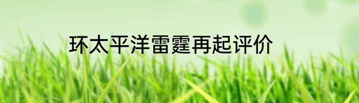 环太平洋雷霆再起评价
