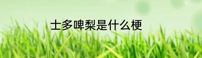 士多啤梨是什么梗
