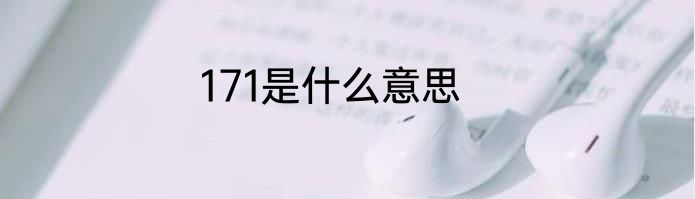 171是什么意思