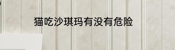 猫吃沙琪玛有没有危险