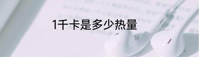 1千卡是多少热量