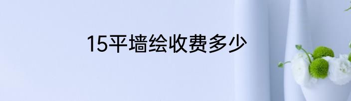 15平墙绘收费多少