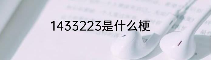 1433223是什么梗