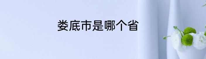 娄底市是哪个省