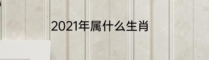 2021年属什么生肖
