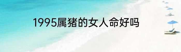 1995属猪的女人命好吗