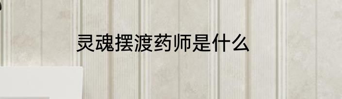 灵魂摆渡药师是什么
