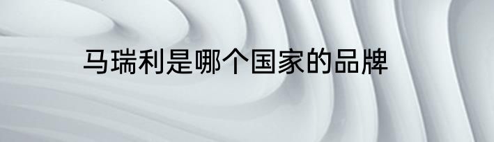 马瑞利是哪个国家的品牌