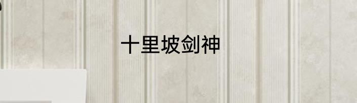 十里坡剑神