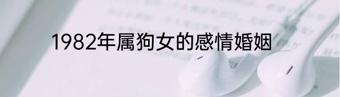 1982年属狗女的感情婚姻