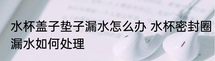 水杯盖子垫子漏水怎么办 水杯密封圈漏水如何处理