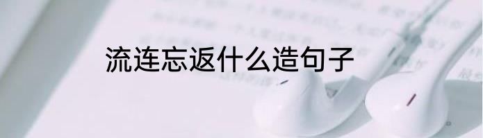 流连忘返什么造句子