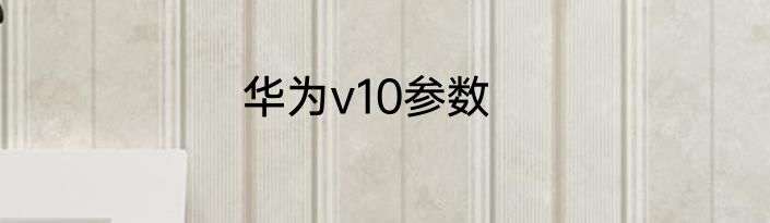华为v10参数