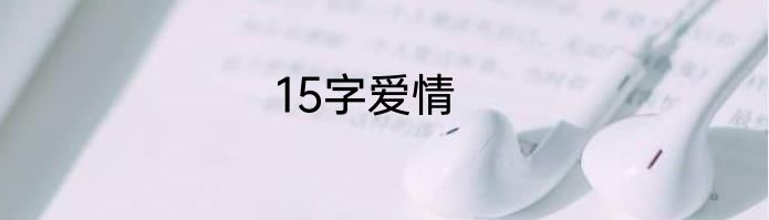 15字爱情