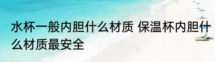 水杯一般内胆什么材质 保温杯内胆什么材质最安全