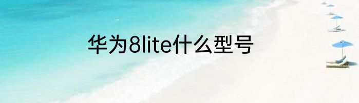 华为8lite什么型号