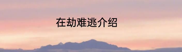 在劫难逃介绍