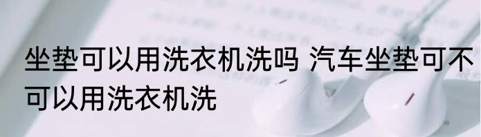 坐垫可以用洗衣机洗吗 汽车坐垫可不可以用洗衣机洗