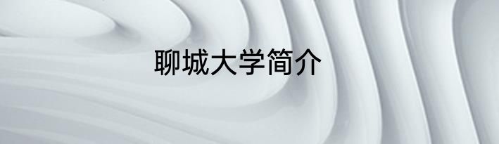 聊城大学简介