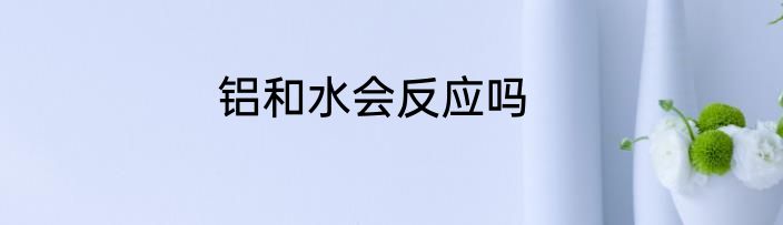 铝和水会反应吗